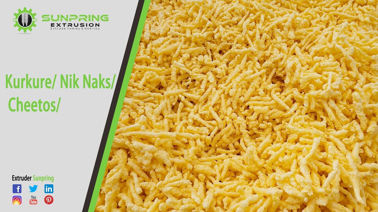 Kurkure/ Nik Naks/ Cheetos/ Cheese Curls Snacks Processing Line