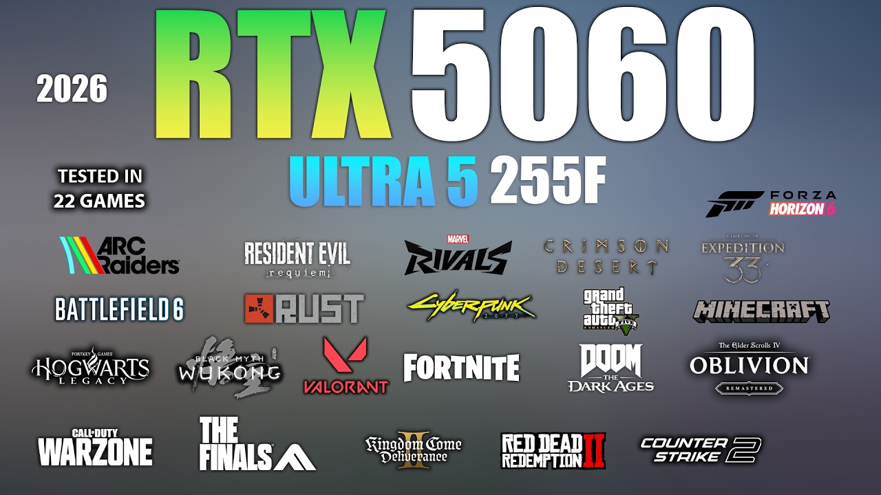 RTX 5060 + ULTRA 5 255F &ndash; Can It Handle Everything?