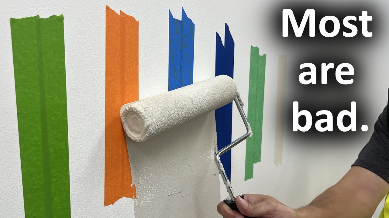 Which Painter's Tape Should You Avoid? (Side-by-side comparison)