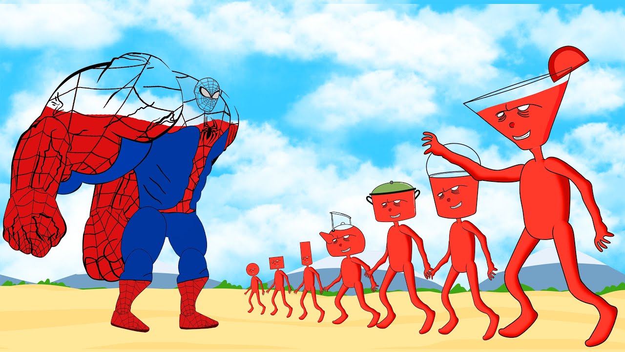 Evolution Of SPIDERMAN Vs Evolution Of MONSTER RADIATION : Monsters Ranked From Weakest To Strongest