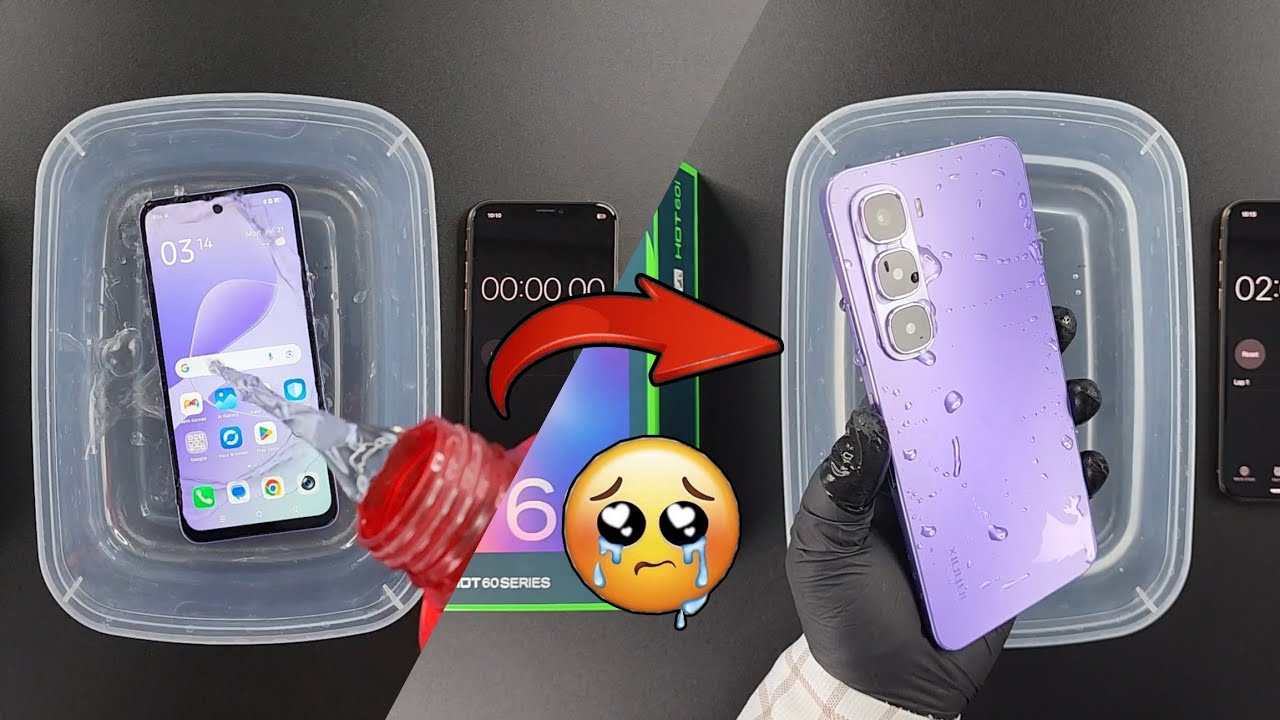 Infinix Hot 60i Water Test | Let's See if Hot 60i is Actually Waterproof or Not?