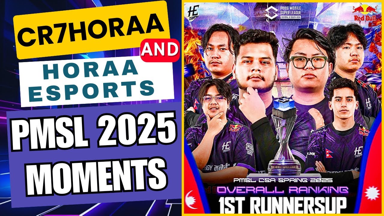 Cr7Horaa & Horaa Esports💜| Best PMSL 2025 Moments! Highlights @cr7horaaYT