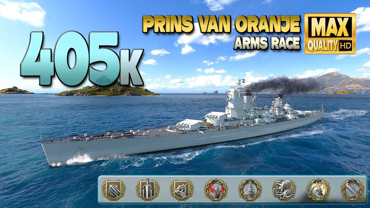 Принс ван Оранж: «Брат по оружию» на карте Hotspot - World of Warships
