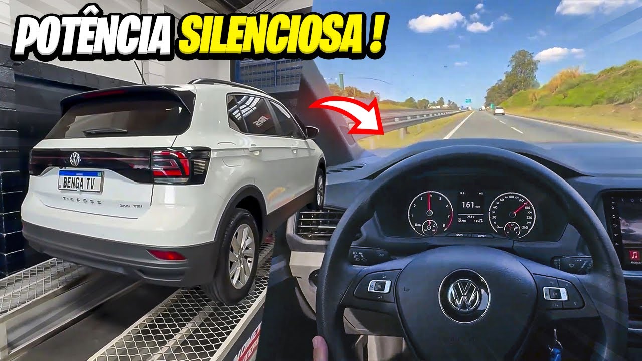 POTÊNCIA DISCRETA: T-CROSS 1.0 TSI + REMAP BENGA TV – O SEGREDO DO GANHO SILENCIOSO