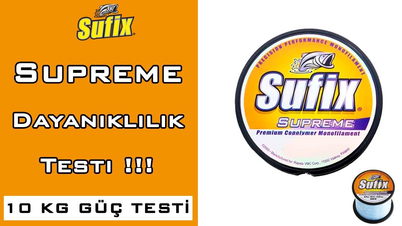 Misina GüçTesti - Sufix Supreme Dayanıklılık Testi - Kısık Balık