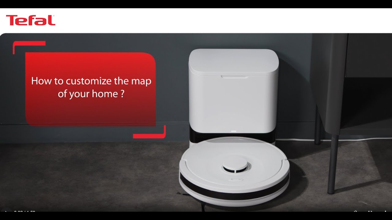 X-Plorer Series 85/85+/90/90+ : How to customize the map of your home ? | Tefal