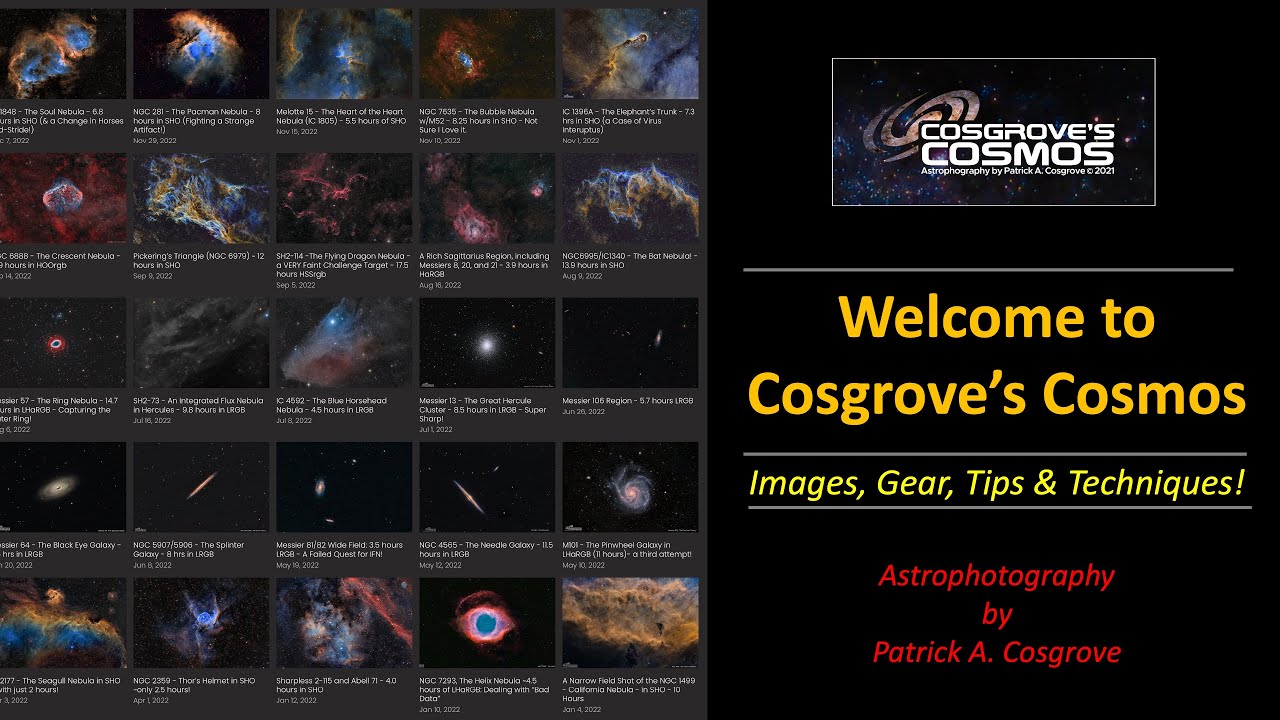 Welcome to Cosgrove's Cosmos!