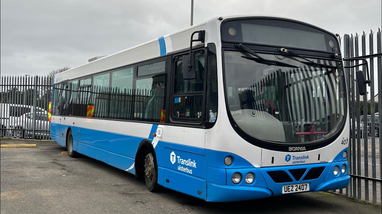 Translink Ulsterbus | Scania K230UB Wright Solar Rural | 407 (UEZ 2407) | 16a to Ballyhornan