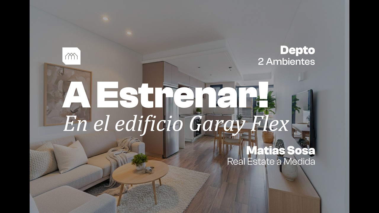 Venta departamento 2 ambientes a estrenar en edificio 