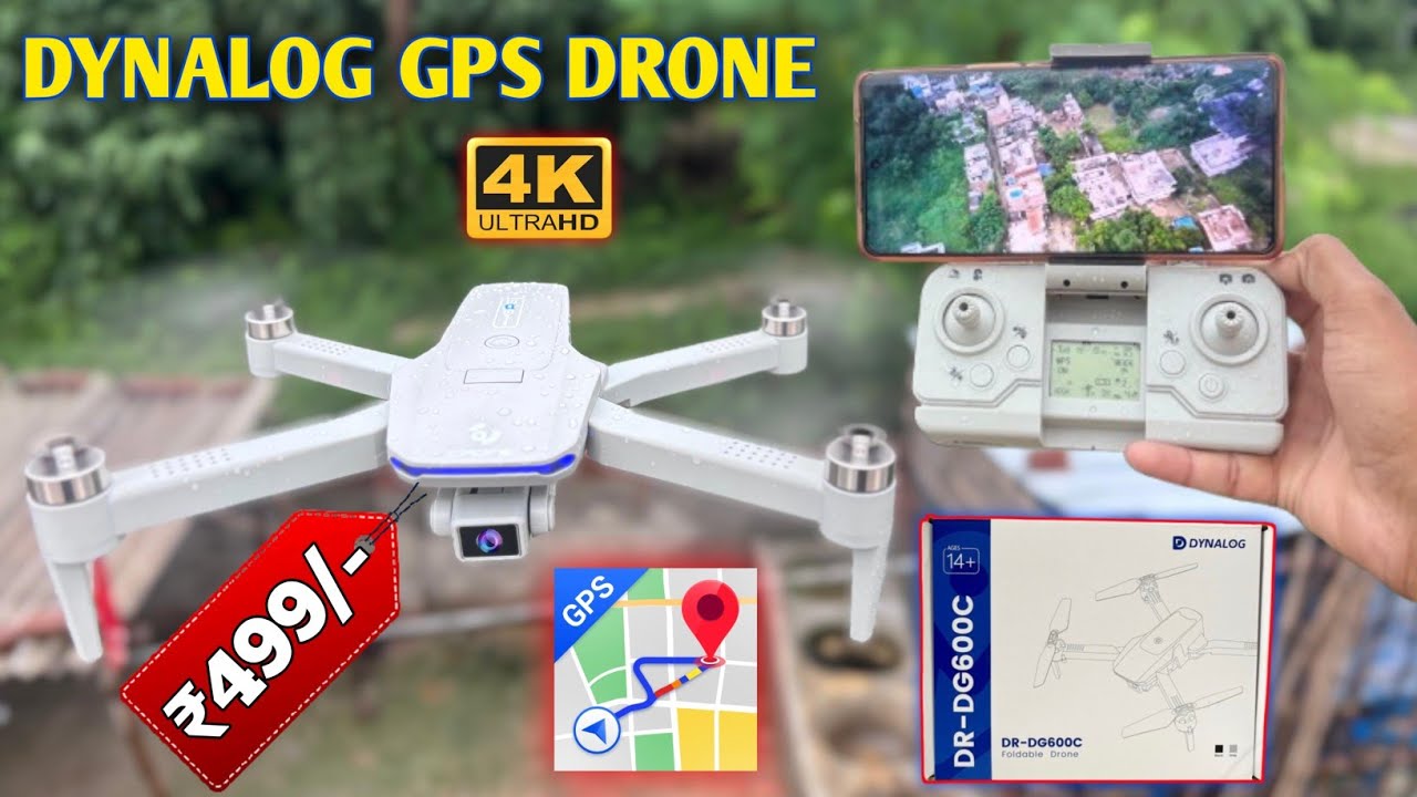 Dynalog GPS Drone Camera Review | Dynalog GPS Drone With 4K Camera Test | Best GPS Drone Low Price |