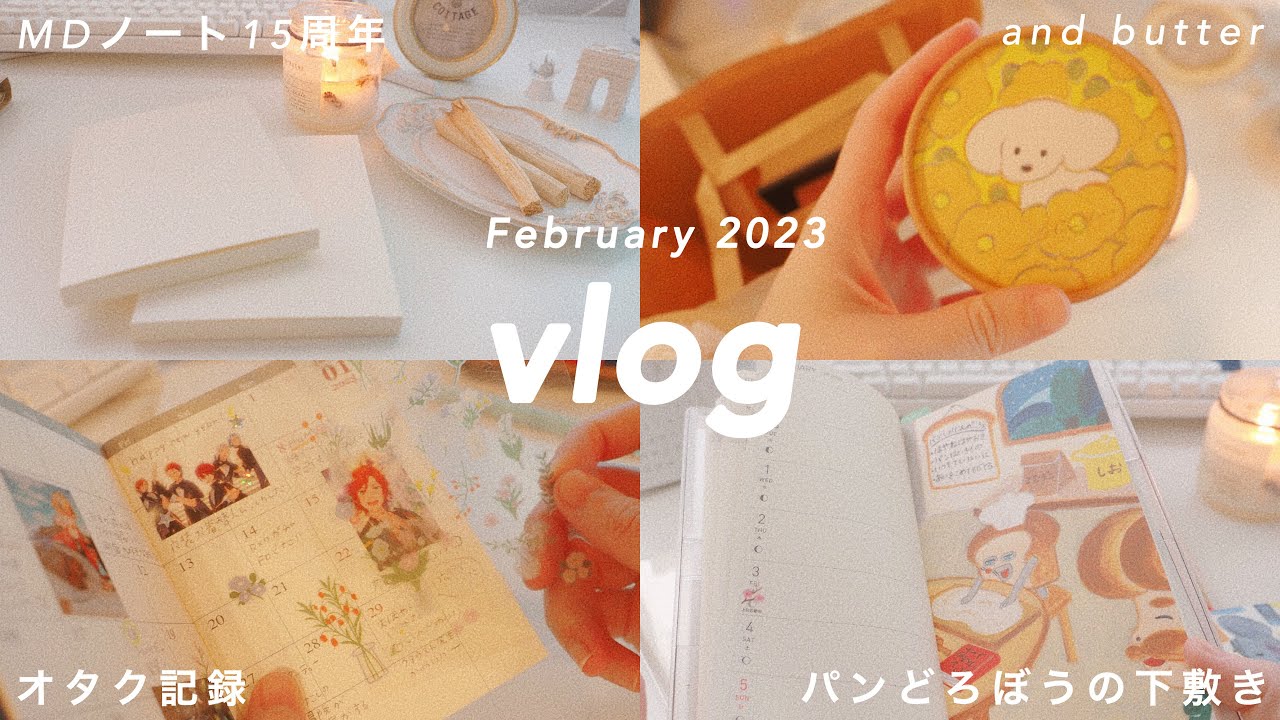 (субтитры)journal vlog in japan - stationery haul, new MD notebook, enjoy hobonichi weeks