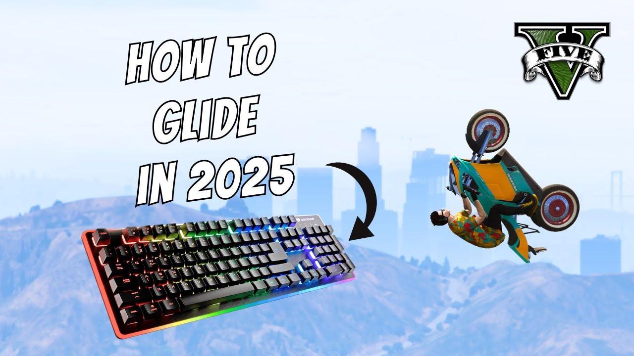 How to Fly Motorcycle using KEYBOARD in GTA 5 PC