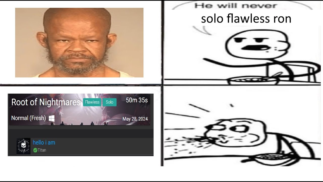 solo flawless titan root of nightmares | season of the wish (on controller)