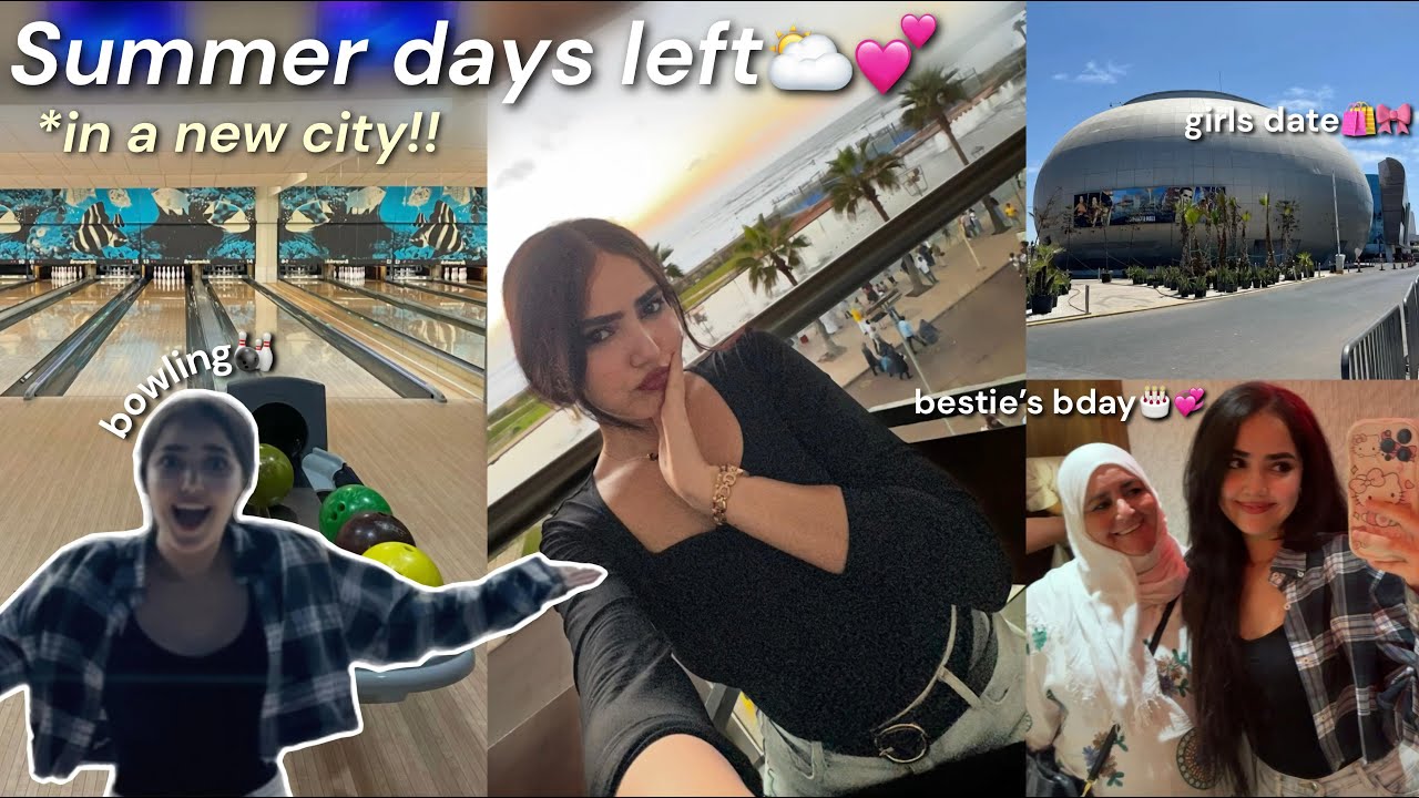 VLOG🌷 Life in my new city!!🏙 (bowling🎳, mama’s bday🎂, mini haul🛍🎀…) ايام من حياتي في مدينتي الجديدة💗