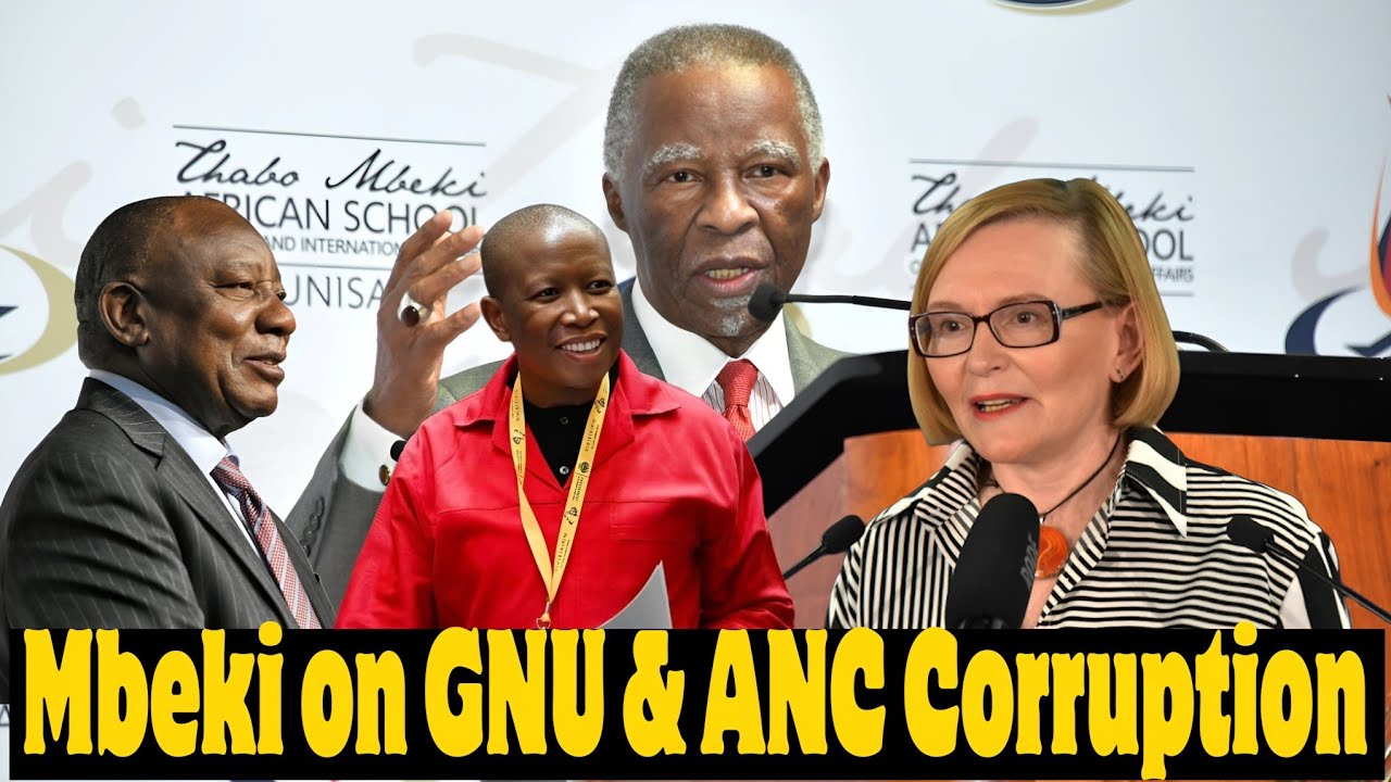 Thabo Mbeki Speaks truth on GNU and ANC Corruption.