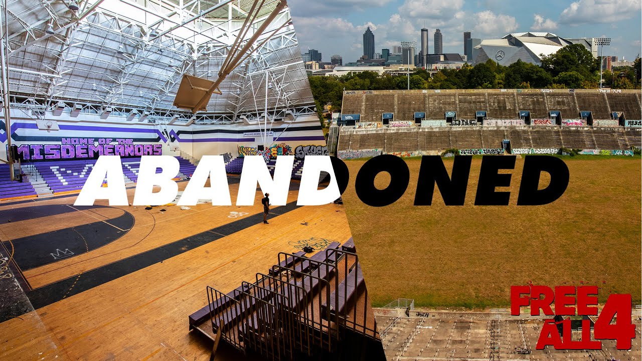 Exploring an Abandoned Atlanta Football Stadium and College Campus! (Herndon Stadium)