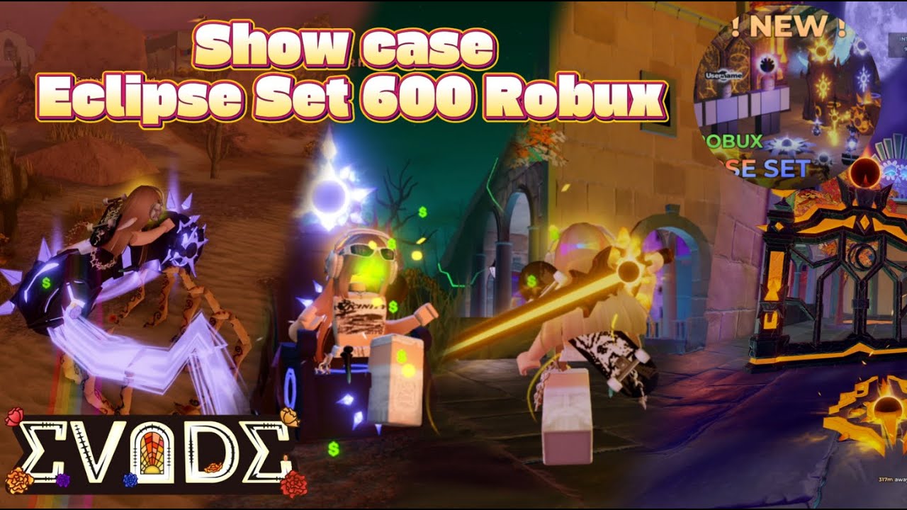 ROBLOX EVADE | Демонстрация игрового пропуска Eclipse Set (ограниченного)