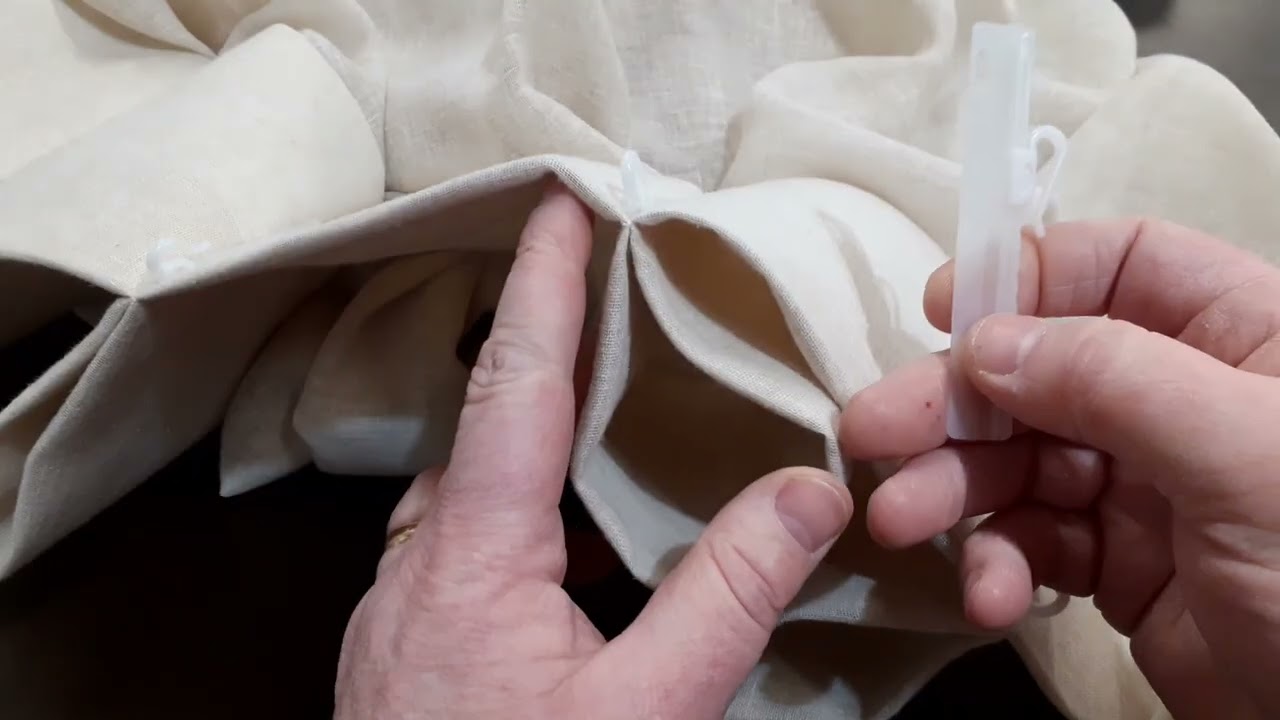 Using Micro flex Hooks rather than pin hooks in curtain making
