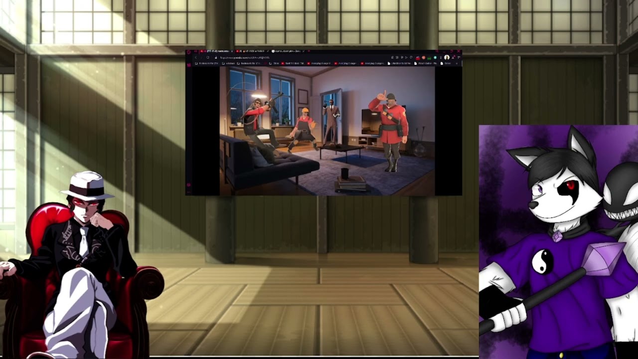 Muzan And Venom Reaction Video to Tf2 15 ai arguing about star wars and Halo Factions
