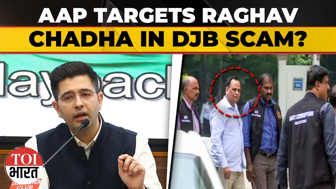 DJB Tender Scam Row: AAP Questions Why Raghav Chadha Was Never Questioned By Investigators