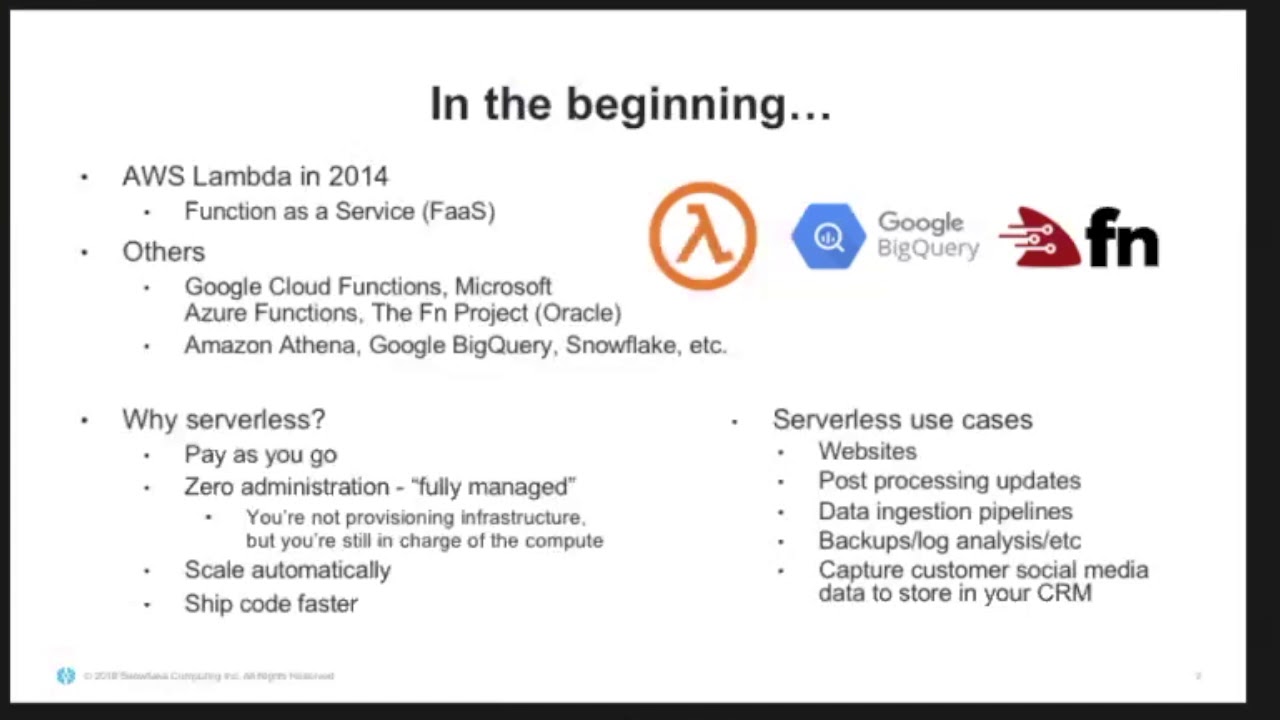 Going Serverless: An Introduction to AWS Glue - OTW2018