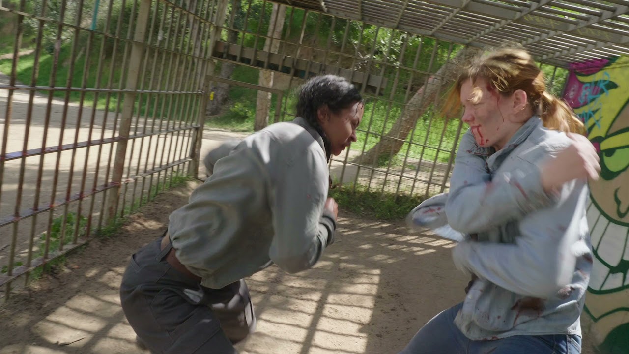 Fight Practice Caitlin vs Cina