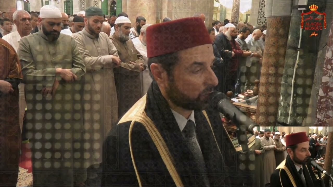 صلاة التراويح للشيخ معروف الشريف  من المسجد الاقصى المبارك ماتيسر من سورة الاسراء 14 رمضان 1446