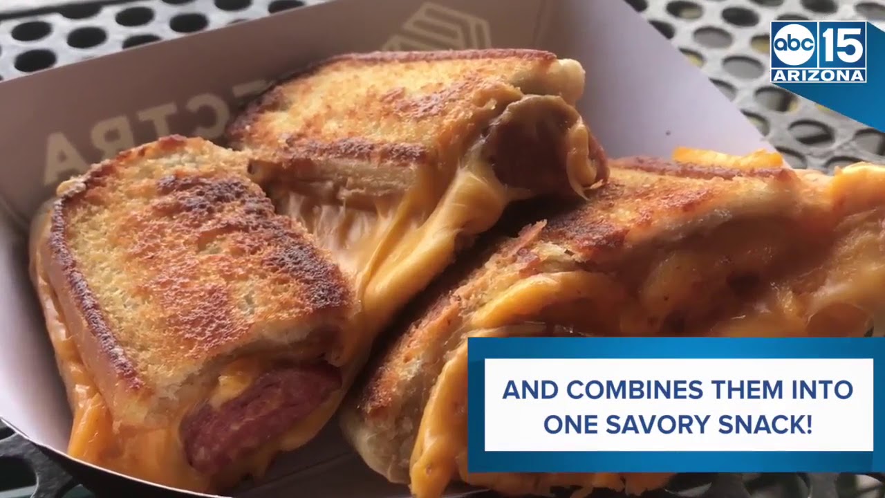 GRILLED CHEESE DOG! Headlines D-backs 2018 Spring Training Menu - ABC15 Digital