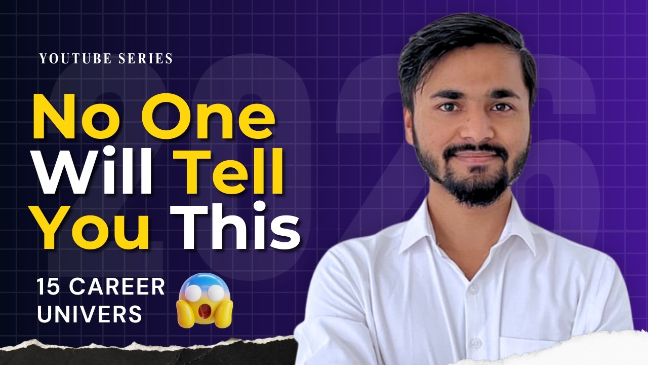 Before Choosing a Career, Watch This! | 15 Career Fields Explained | Career Class