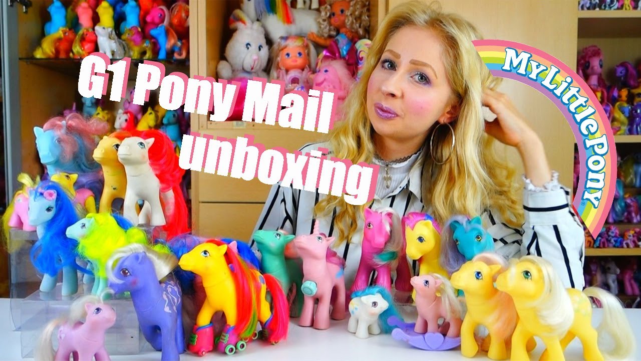 Giant Pony Mail unboxing - G1 My little Pony