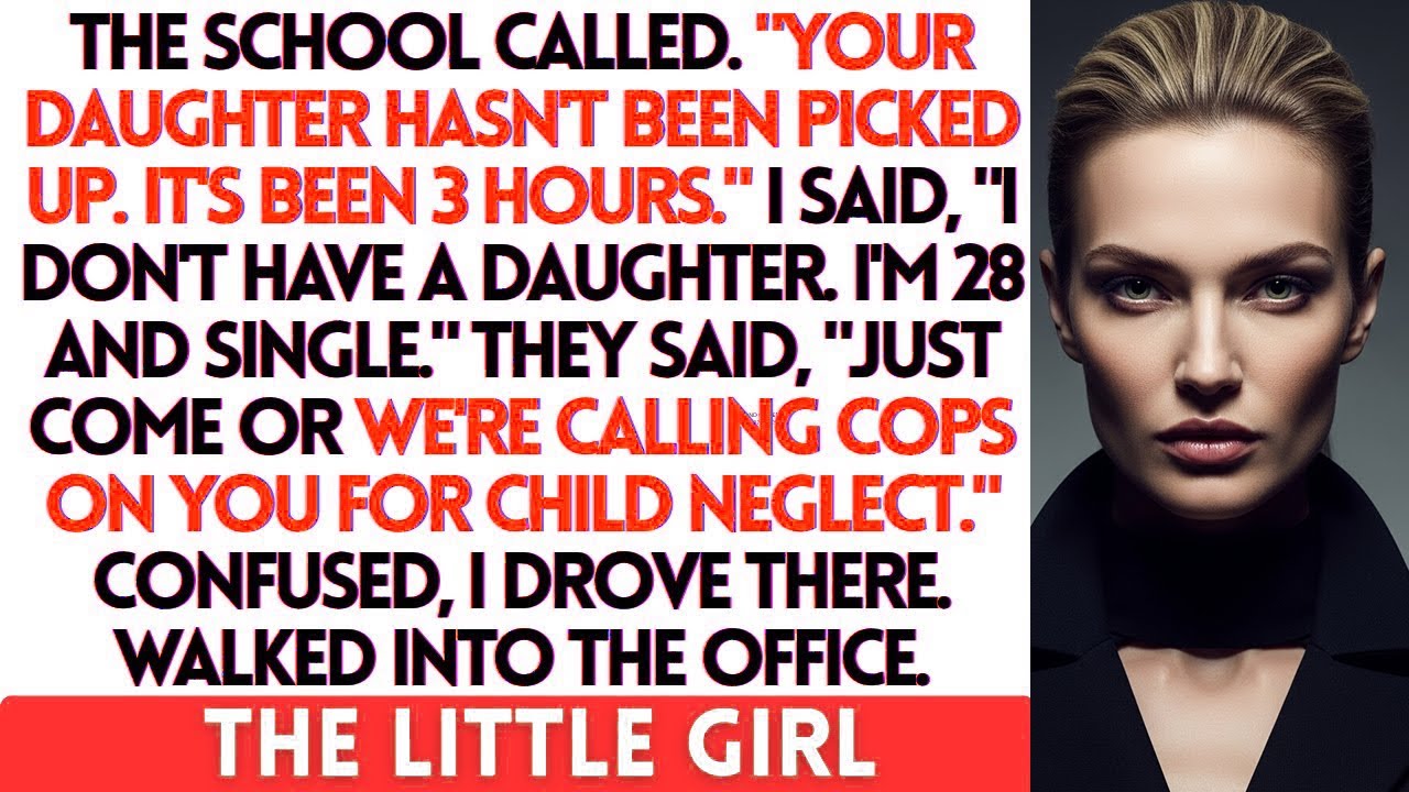 THE SCHOOL CALLED  YOUR DAUGHTER HASN'T BEEN PICKED UP  IT'S BEEN 3 HOURS '' I SAID