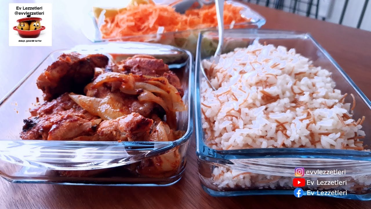 45 Dakikada Hazır 👍 Kolay Yemek Menüsü 💯 Soslu Tavuk Pirzola / Pirinç Pilavı Tarifi / Salata