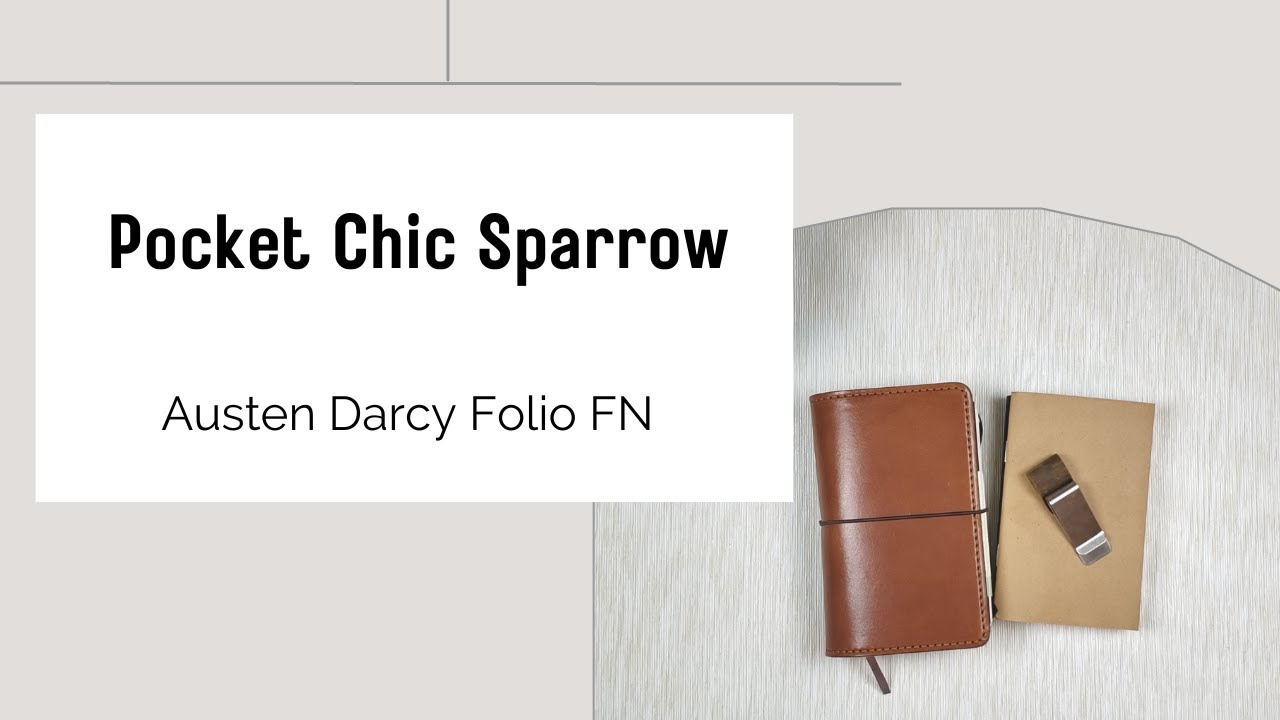 Unboxing and Setup - Chic Sparrow Pocket Planner Folio Austen Darcy