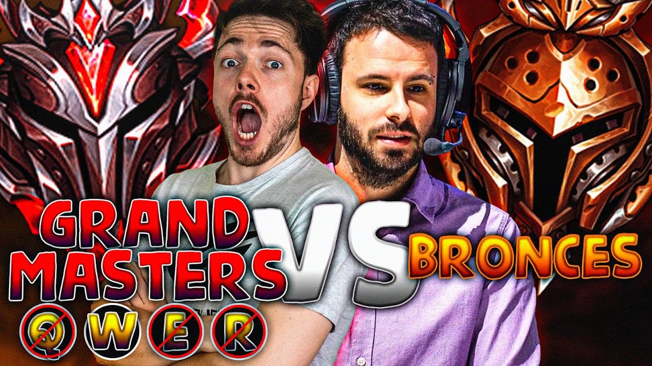 😈 Solo pueden usar 1 HABILIDAD y la escogemos NOSOTROS 😈 5 GRANDMASTERS VS 5 BRONCES