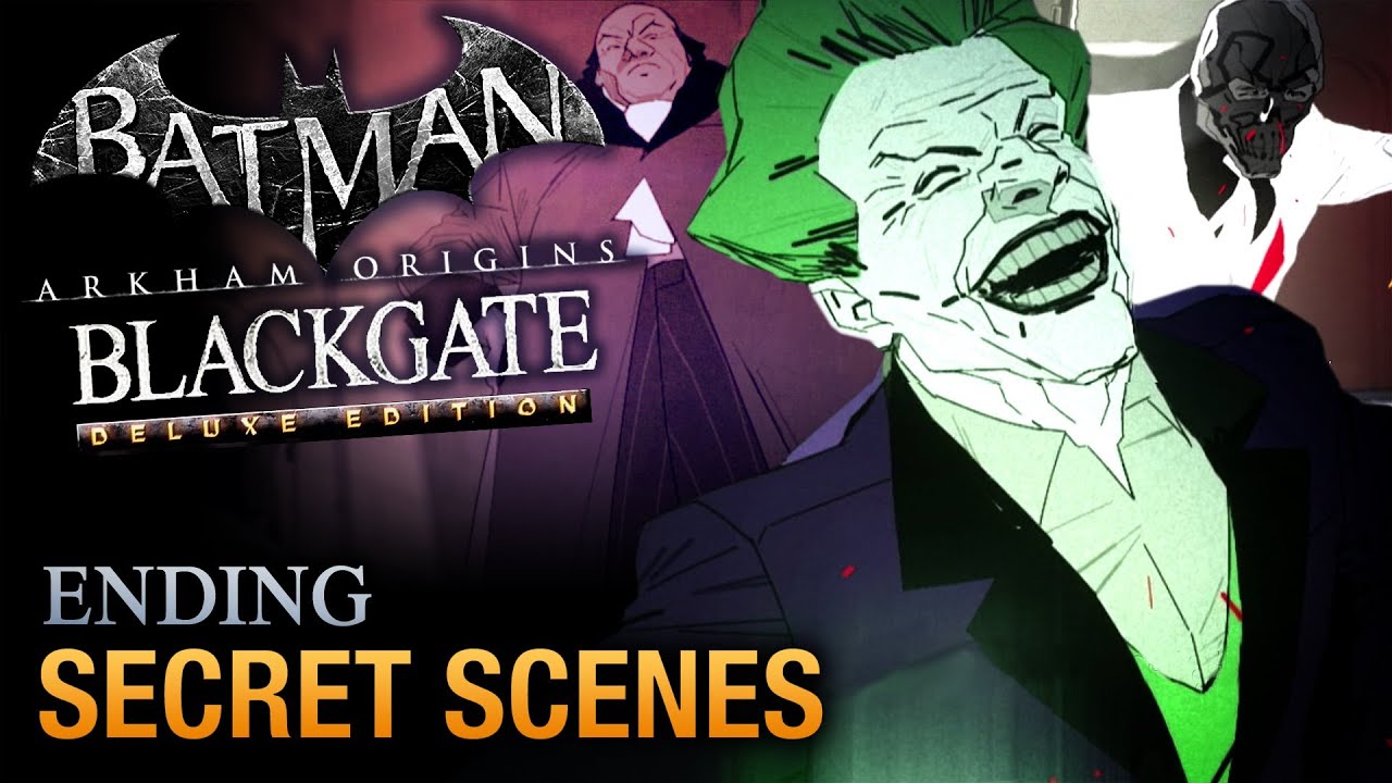 Batman: Arkham Origins Blackgate - All Post-Credits Scenes [Deluxe Edition]