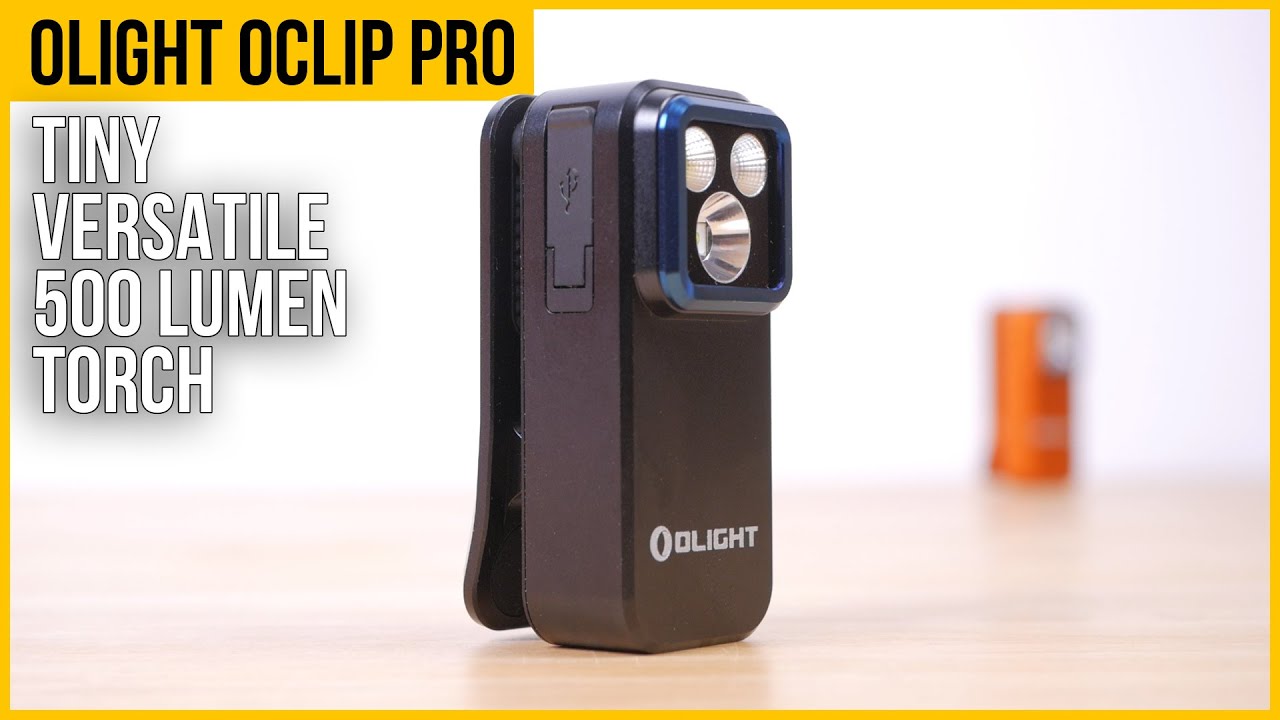 Обзор Olight Oclip Pro | Миниатюрный фонарик с клипсой на 500 люмен | Идеальный подарок