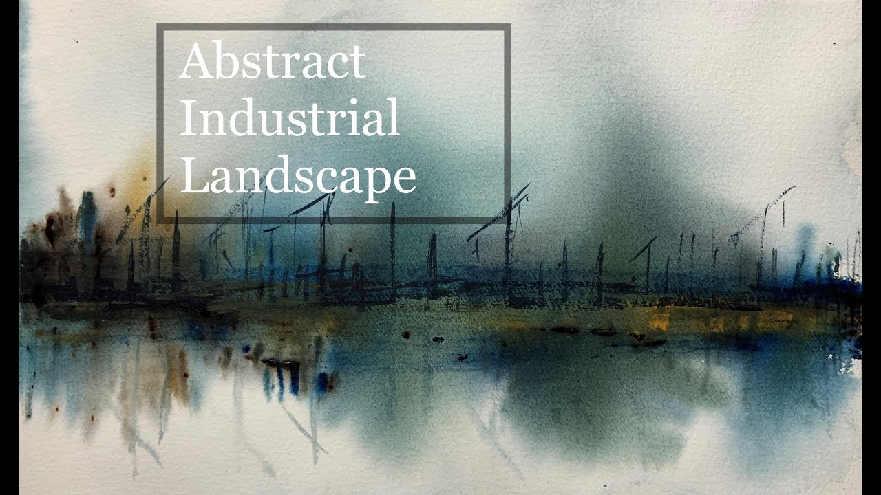 Abstract Realism - Watercolour Painting With a Credit Card