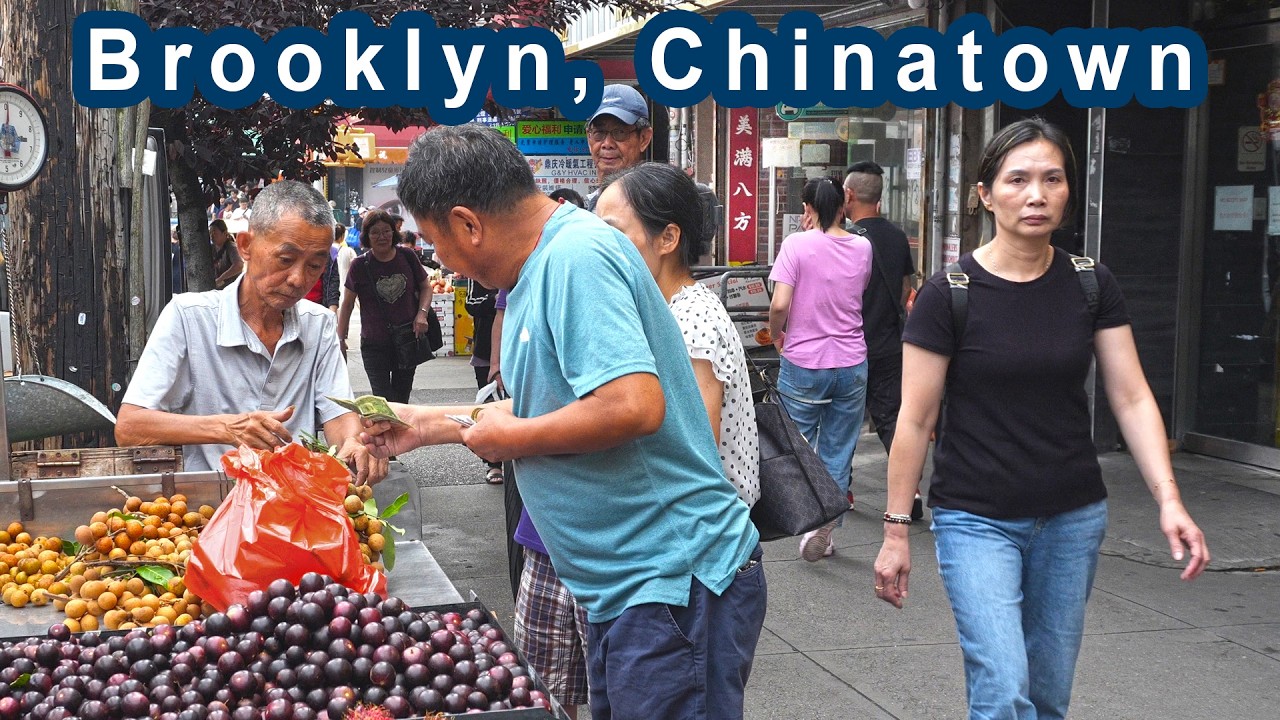 Brooklyn, Sunset Park Chinatown on 8th Avenue, NYC 4K walking tour