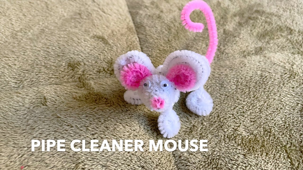 How to Make a Pipe Cleaner Mouse | Pipe Cleaner Craft