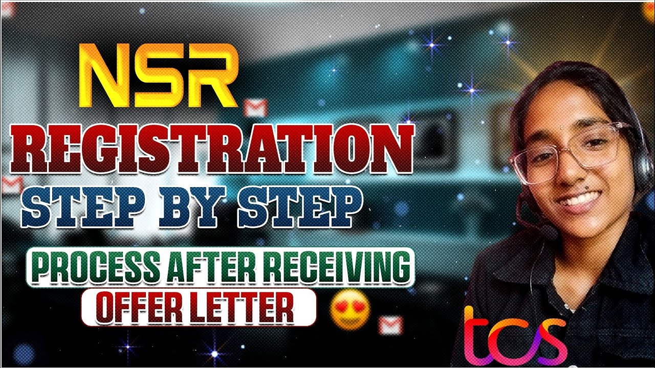 NSR registration full process☝️|Process after receiving OfferLetter|TCS NQT|TCS|NSR e-Card