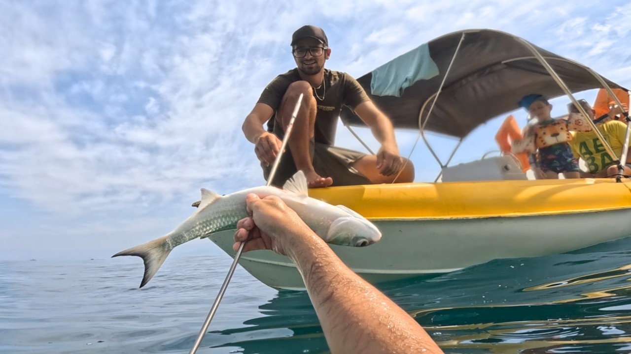 3 dias de pesca na Ilha Grande – Pegamos e cozinhamos peixes, ouriço, siri na melhor casa da ilha!