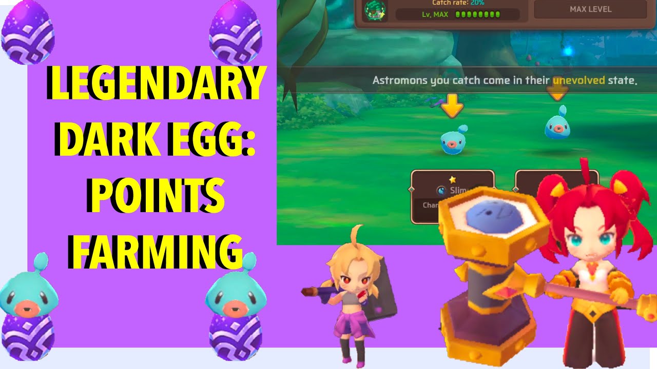 POINTS FARMING LEGENDARY DARK EGG!! - TINA EVENT - Monster Super League (MSL)