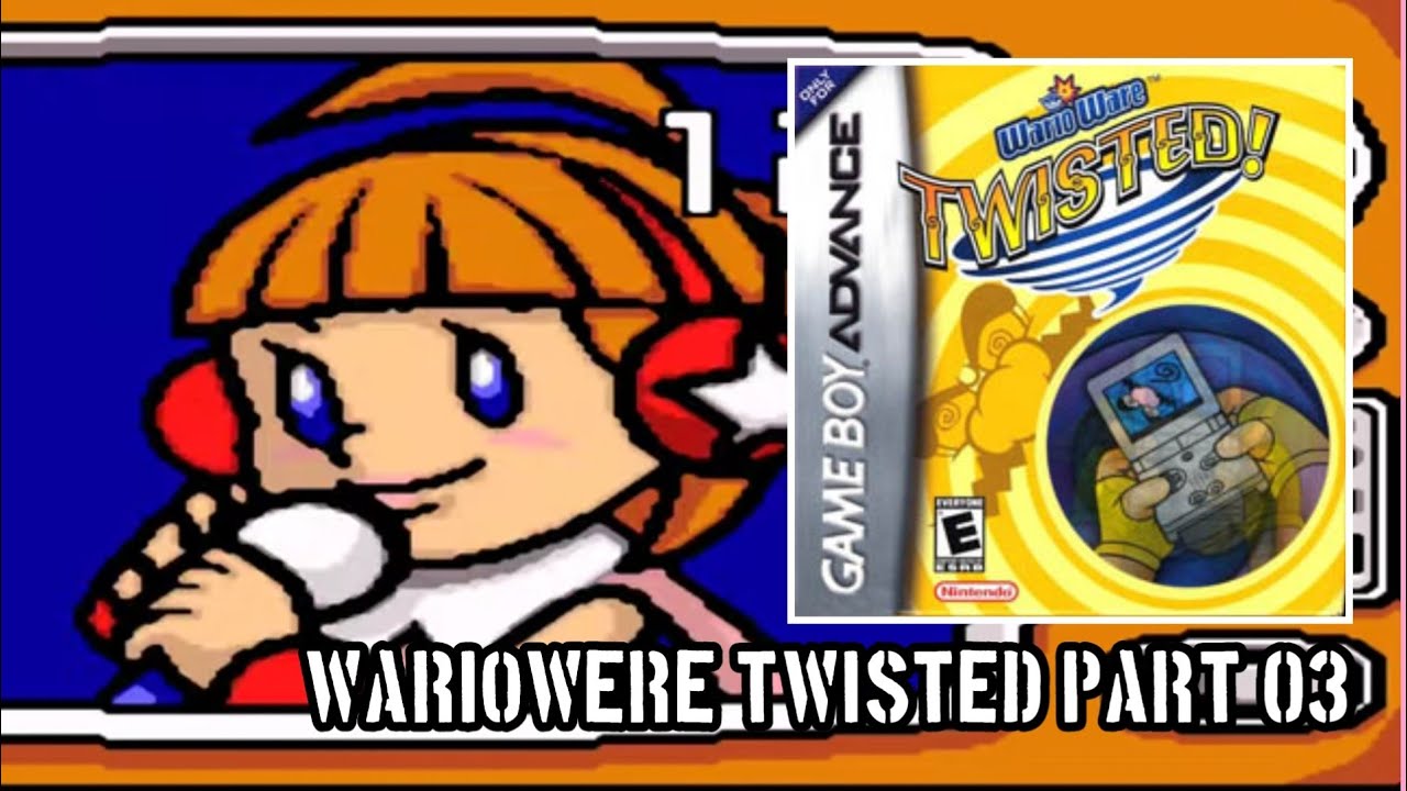 Gameplay WarioWare Twisted part 03 - GBA Gameboy advance