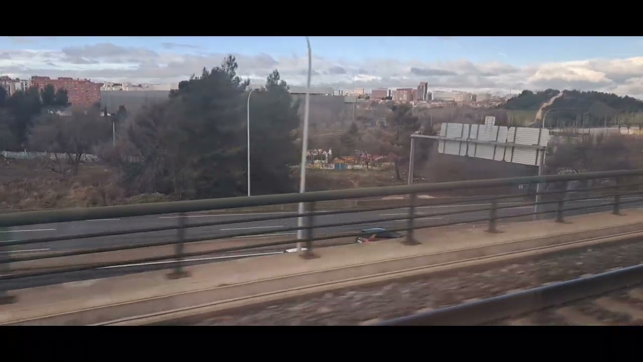 Llegando a Madrid Chamartín-Clara Campoamor con el Ouigo 108 