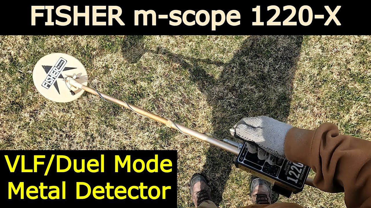 Metal Detecting with The Vintage Fisher m-scope 1220-X
