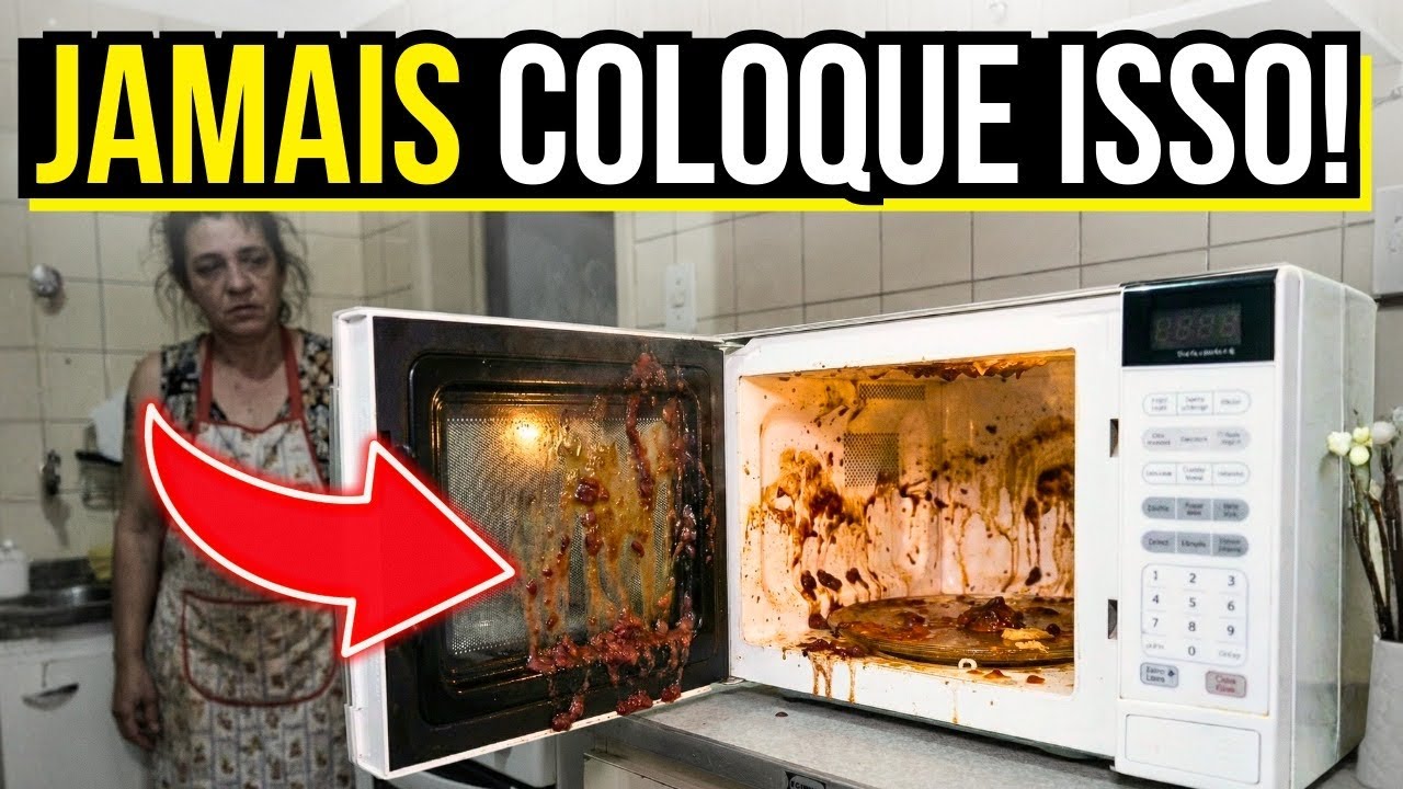 ⚠️ O micro-ondas NÃO esquenta sua comida