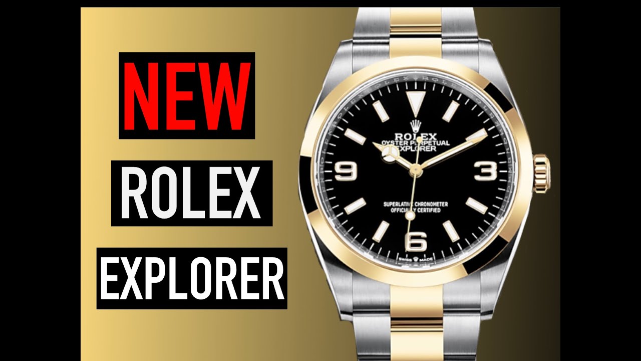 Rolex New Releases 2021 - Rolex Explorer 36mm Two Tone