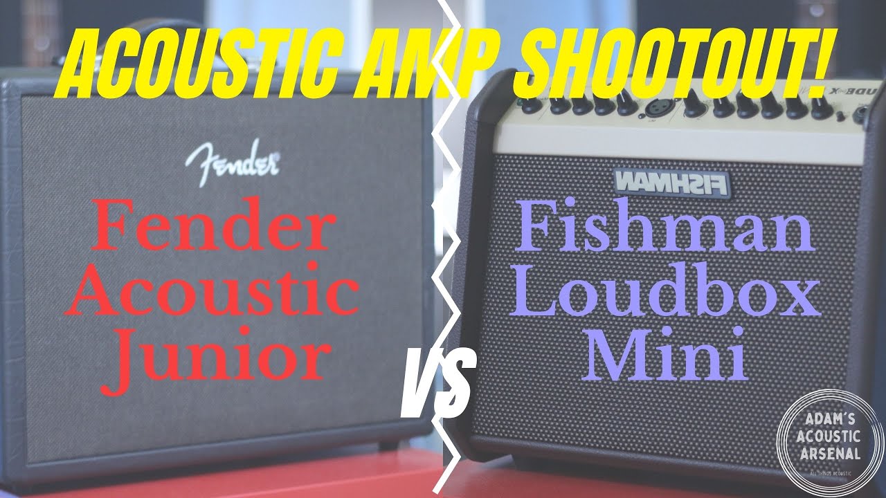 Обзор акустических усилителей! Fender Acoustic Junior против Fishman Loudbox Mini &mdash; какой выбрать?