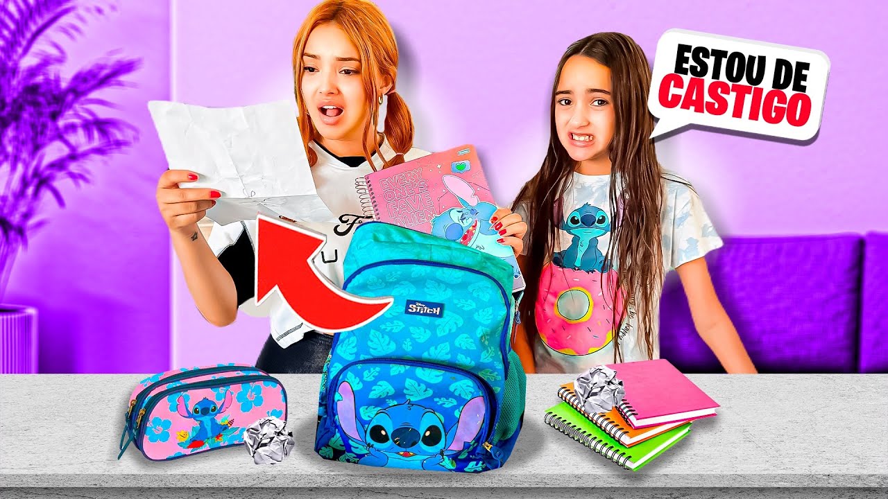 MINHA MÃE REVISTOU MINHA MOCHILA DA ESCOLA! ESTOU DE CASTIGO?