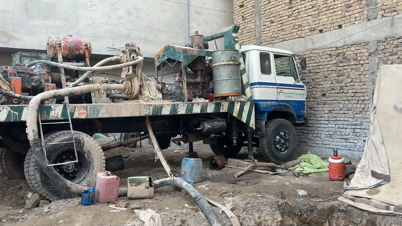 Day 2 – Building a Tube Well Beside Our Home | Workers & Machine Sound